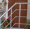 алуминиеви парапети за стълбища